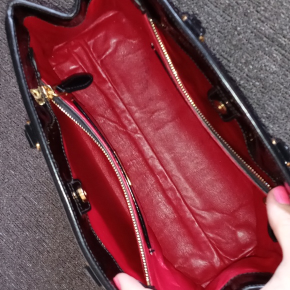 🖤VTG/RARE Prada🖤 - Limited Edition "Impreinte" Art Deco Spazzolato Large Tote - Picture 10 of 15